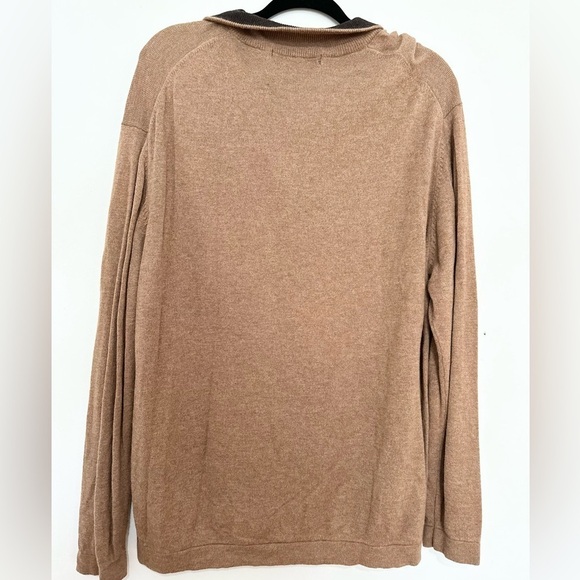 Northern Isles Size XL Large Men's Cashmere Blend 1/4 Zip Pullover Sweater LS - Picture 3 of 3